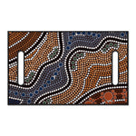 Australia River Aboriginal Dot Print Golf Cart Seat Cover