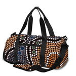 Australia River Aboriginal Dot Print Gym Bag