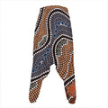Australia River Aboriginal Dot Print Hammer Pants
