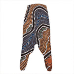 Australia River Aboriginal Dot Print Hammer Pants