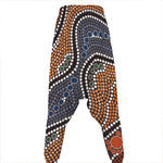 Australia River Aboriginal Dot Print Hammer Pants