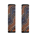 Australia River Aboriginal Dot Print Handle Covers