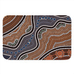 Australia River Aboriginal Dot Print Indoor Door Mat