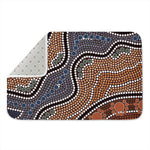 Australia River Aboriginal Dot Print Indoor Door Mat