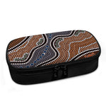 Australia River Aboriginal Dot Print Insulin Cooler Travel Case