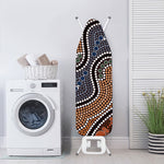 Australia River Aboriginal Dot Print Ironing Board Cover