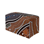 Australia River Aboriginal Dot Print Leather Tissue Box Cover