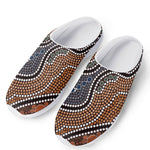 Australia River Aboriginal Dot Print Mesh Casual Shoes