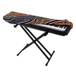 Australia River Aboriginal Dot Print Piano Keyboard Cover
