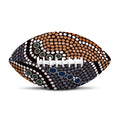 Australia River Aboriginal Dot Print Rugby Ball