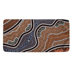 Australia River Aboriginal Dot Print Towel