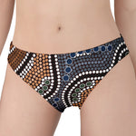 Australia River Aboriginal Dot Print Women's Panties