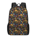 Australia Symbols Pattern Print 17 Inch Backpack