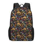 Australia Symbols Pattern Print 17 Inch Backpack