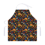 Australia Symbols Pattern Print Adjustable Apron