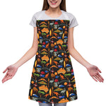 Australia Symbols Pattern Print Adjustable Apron