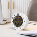 Australia Symbols Pattern Print Alarm Clock