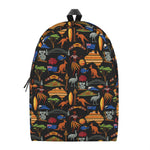 Australia Symbols Pattern Print Backpack
