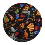 Australia Symbols Pattern Print Basketball