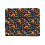 Australia Symbols Pattern Print Bifold Wallet