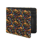 Australia Symbols Pattern Print Bifold Wallet