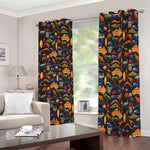 Australia Symbols Pattern Print Blackout Grommet Curtains