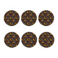 Australia Symbols Pattern Print Coaster Set