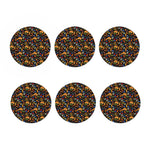Australia Symbols Pattern Print Coaster Set