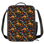Australia Symbols Pattern Print Crossbody Lunch Bag