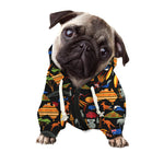 Australia Symbols Pattern Print Dog Zip Up Hoodie