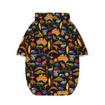 Australia Symbols Pattern Print Dog Zip Up Hoodie