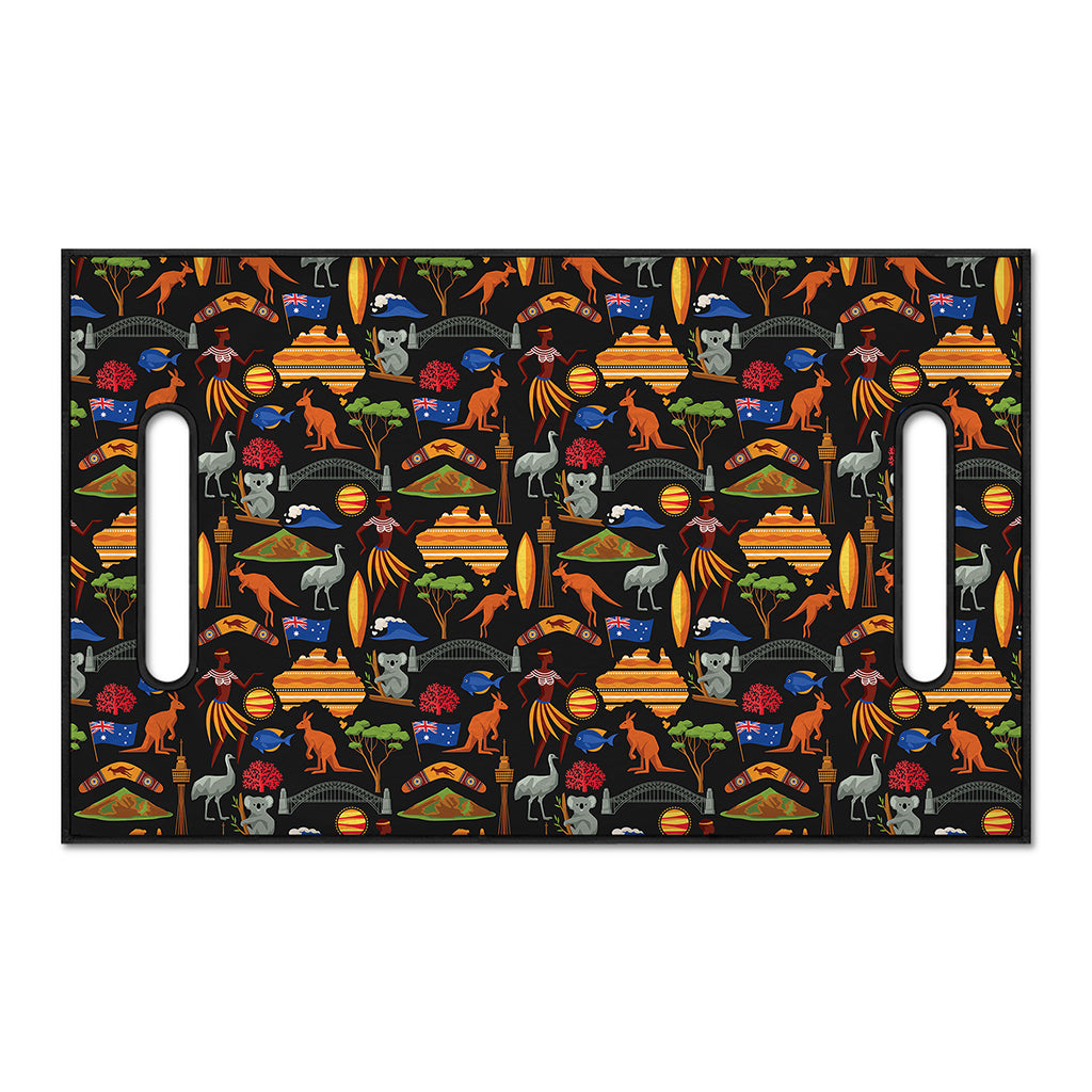 Australia Symbols Pattern Print Golf Cart Seat Cover