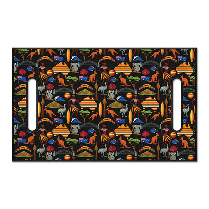 Australia Symbols Pattern Print Golf Cart Seat Cover