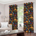 Australia Symbols Pattern Print Grommet Curtains