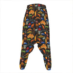 Australia Symbols Pattern Print Hammer Pants