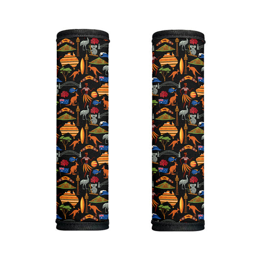 Australia Symbols Pattern Print Handle Covers