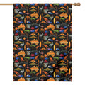 Australia Symbols Pattern Print House Flag