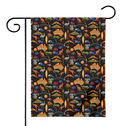 Australia Symbols Pattern Print House Flag