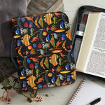 Australia Symbols Pattern Print Leather Bible Cover