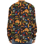 Australia Symbols Pattern Print Long Sleeve Baseball Jersey