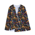 Australia Symbols Pattern Print Long Sleeve Short Coat