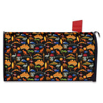 Australia Symbols Pattern Print Mailbox Cover