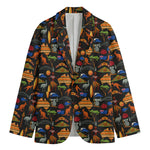 Australia Symbols Pattern Print Men's Blazer