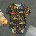 Australia Symbols Pattern Print Men's Bodysuit
