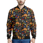 Australia Symbols Pattern Print Men's Bomber Jacket