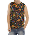 Australia Symbols Pattern Print Men's Fitness Tank Top