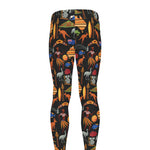 Australia Symbols Pattern Print Men's leggings