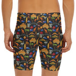 Australia Symbols Pattern Print Men's Long Boxer Briefs