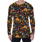 Australia Symbols Pattern Print Men's Long Sleeve T-Shirt