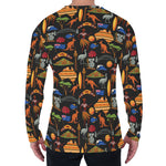 Australia Symbols Pattern Print Men's Long Sleeve T-Shirt